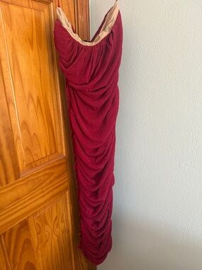 Jluxlabel strapless stretchy gown